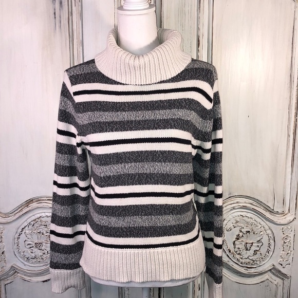 Liz Claiborne Chunky Knit Cowl Neck Sweater - Picture 1 of 9